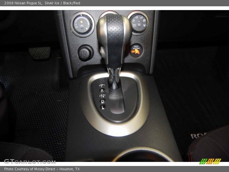 Silver Ice / Black/Red 2009 Nissan Rogue SL