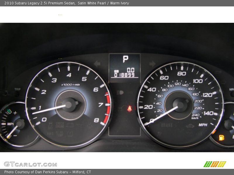  2010 Legacy 2.5i Premium Sedan 2.5i Premium Sedan Gauges