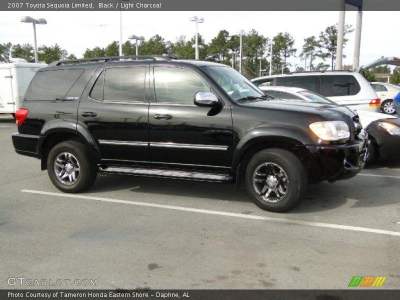 Black / Light Charcoal 2007 Toyota Sequoia Limited
