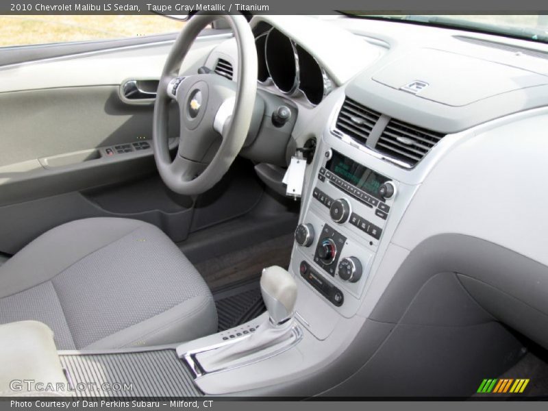 Taupe Gray Metallic / Titanium 2010 Chevrolet Malibu LS Sedan