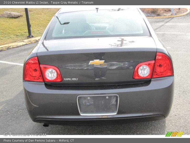 Taupe Gray Metallic / Titanium 2010 Chevrolet Malibu LS Sedan