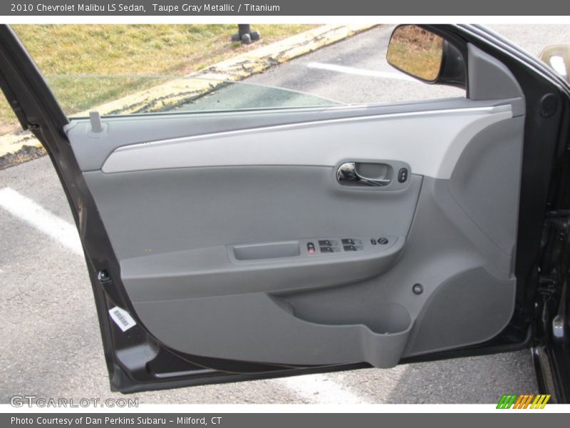 Taupe Gray Metallic / Titanium 2010 Chevrolet Malibu LS Sedan