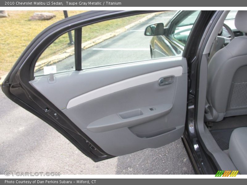 Taupe Gray Metallic / Titanium 2010 Chevrolet Malibu LS Sedan