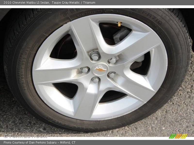 Taupe Gray Metallic / Titanium 2010 Chevrolet Malibu LS Sedan
