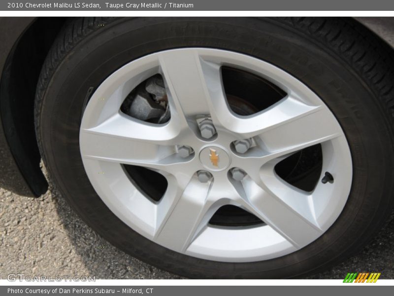 Taupe Gray Metallic / Titanium 2010 Chevrolet Malibu LS Sedan
