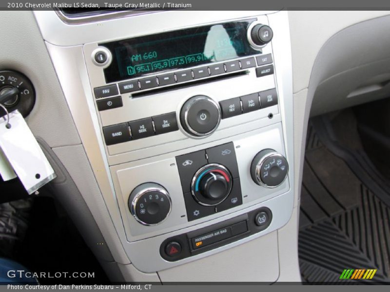 Taupe Gray Metallic / Titanium 2010 Chevrolet Malibu LS Sedan