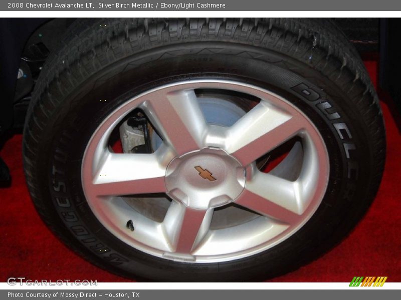 Silver Birch Metallic / Ebony/Light Cashmere 2008 Chevrolet Avalanche LT