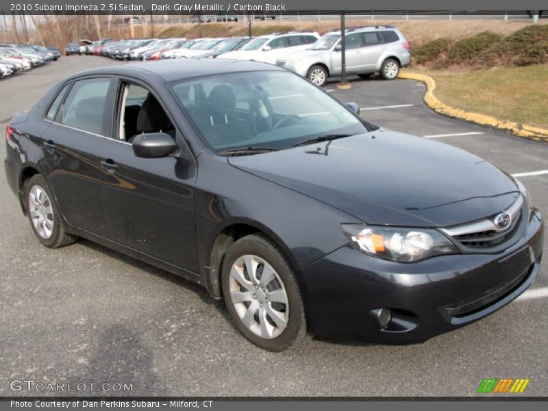 Dark Gray Metallic / Carbon Black 2010 Subaru Impreza 2.5i Sedan