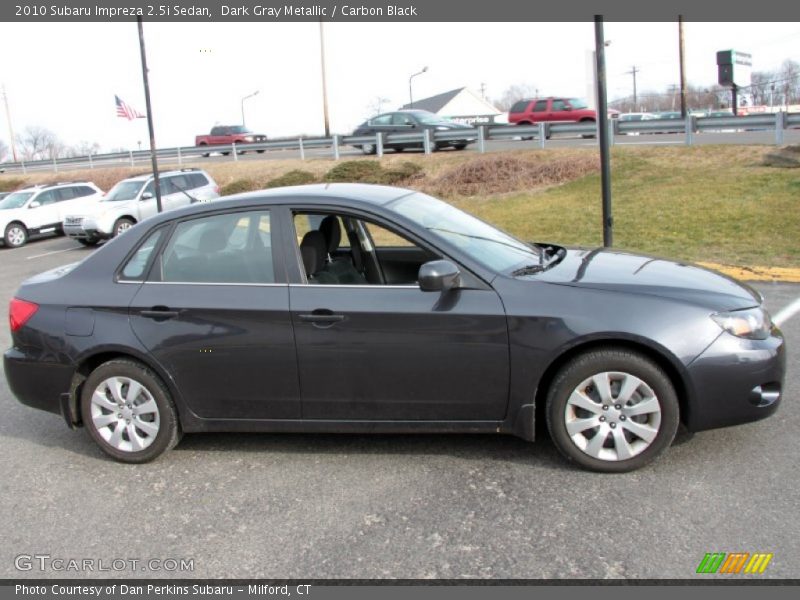 Dark Gray Metallic / Carbon Black 2010 Subaru Impreza 2.5i Sedan