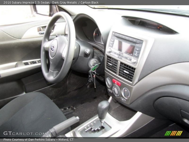 Dark Gray Metallic / Carbon Black 2010 Subaru Impreza 2.5i Sedan