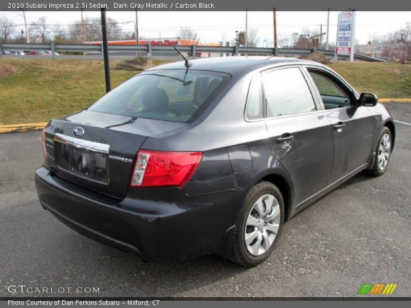 Dark Gray Metallic / Carbon Black 2010 Subaru Impreza 2.5i Sedan