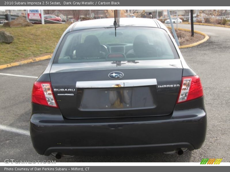 Dark Gray Metallic / Carbon Black 2010 Subaru Impreza 2.5i Sedan