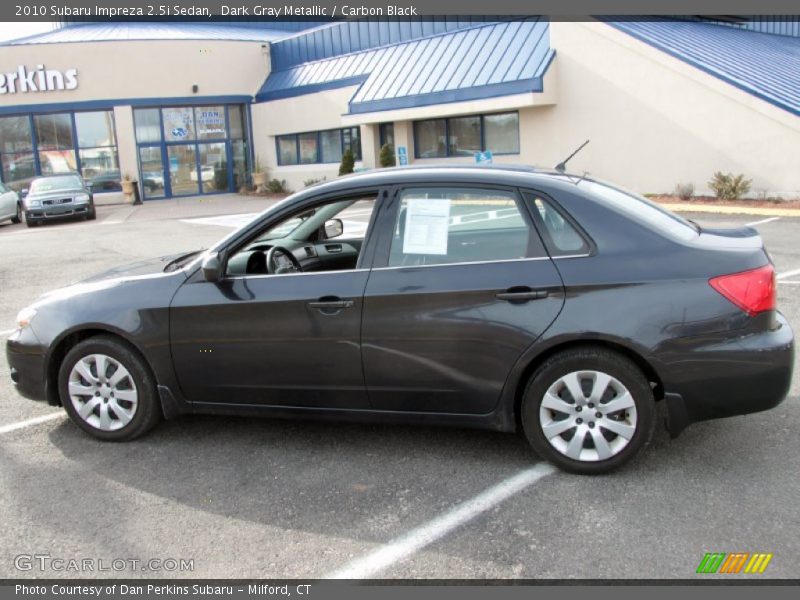 Dark Gray Metallic / Carbon Black 2010 Subaru Impreza 2.5i Sedan