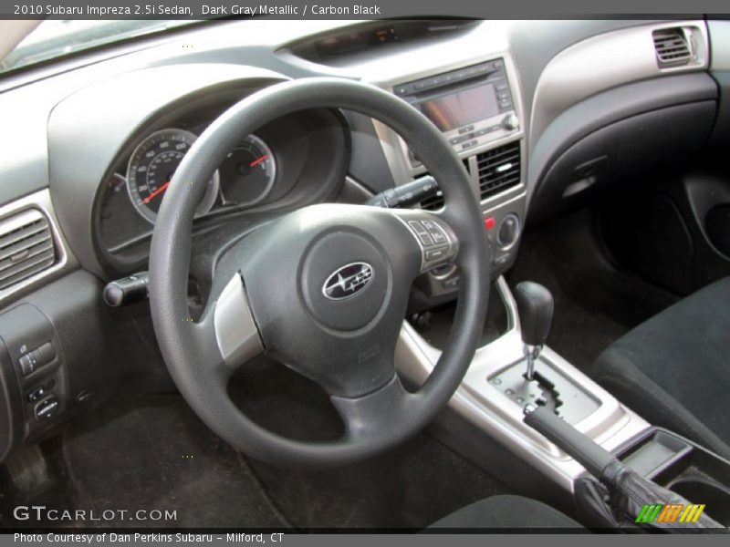 Dark Gray Metallic / Carbon Black 2010 Subaru Impreza 2.5i Sedan