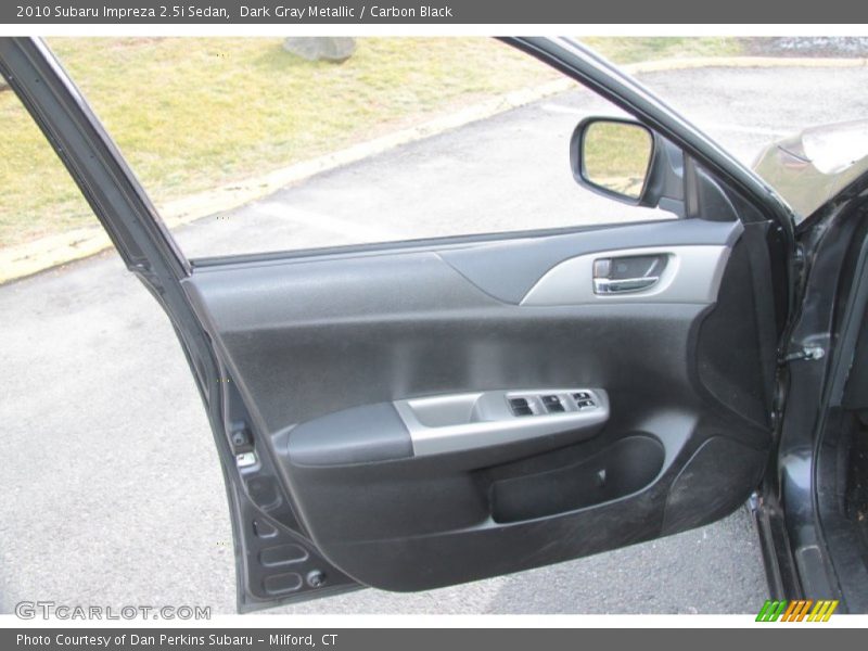 Dark Gray Metallic / Carbon Black 2010 Subaru Impreza 2.5i Sedan