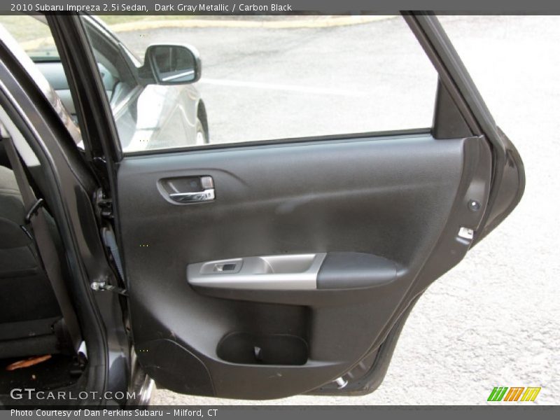 Dark Gray Metallic / Carbon Black 2010 Subaru Impreza 2.5i Sedan