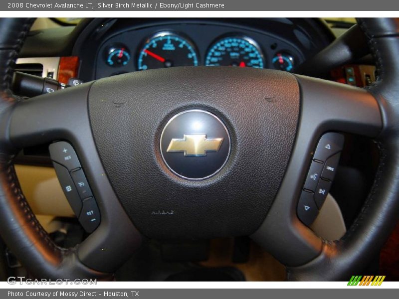 Silver Birch Metallic / Ebony/Light Cashmere 2008 Chevrolet Avalanche LT