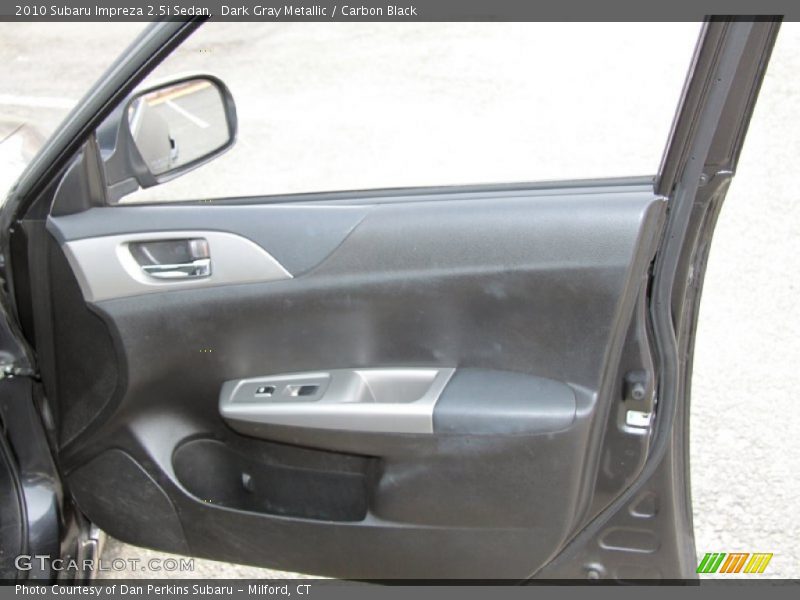 Dark Gray Metallic / Carbon Black 2010 Subaru Impreza 2.5i Sedan