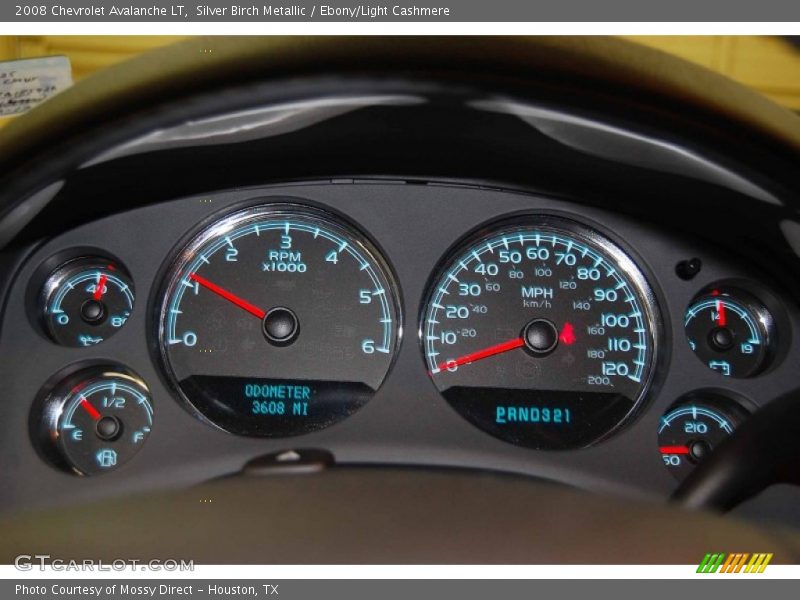 Silver Birch Metallic / Ebony/Light Cashmere 2008 Chevrolet Avalanche LT