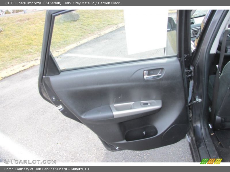 Dark Gray Metallic / Carbon Black 2010 Subaru Impreza 2.5i Sedan
