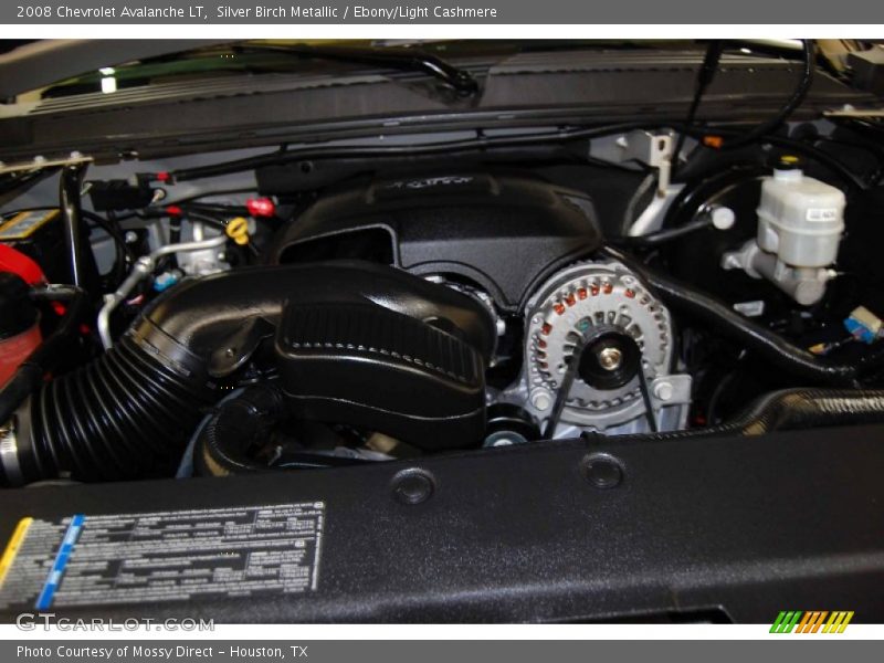 Silver Birch Metallic / Ebony/Light Cashmere 2008 Chevrolet Avalanche LT