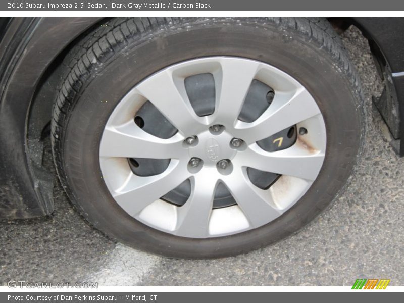 Dark Gray Metallic / Carbon Black 2010 Subaru Impreza 2.5i Sedan