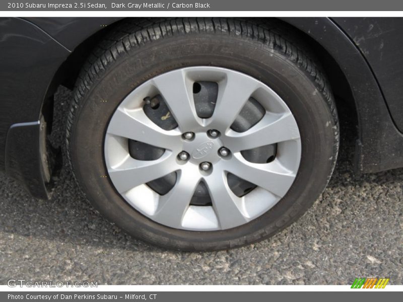 Dark Gray Metallic / Carbon Black 2010 Subaru Impreza 2.5i Sedan