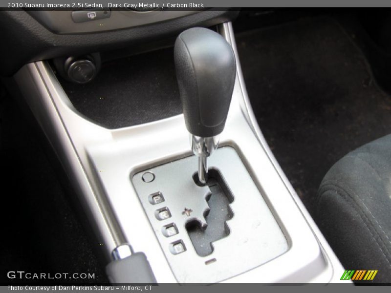 Dark Gray Metallic / Carbon Black 2010 Subaru Impreza 2.5i Sedan