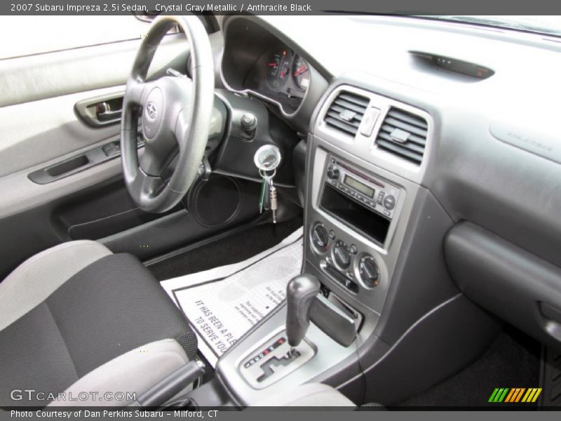 Crystal Gray Metallic / Anthracite Black 2007 Subaru Impreza 2.5i Sedan