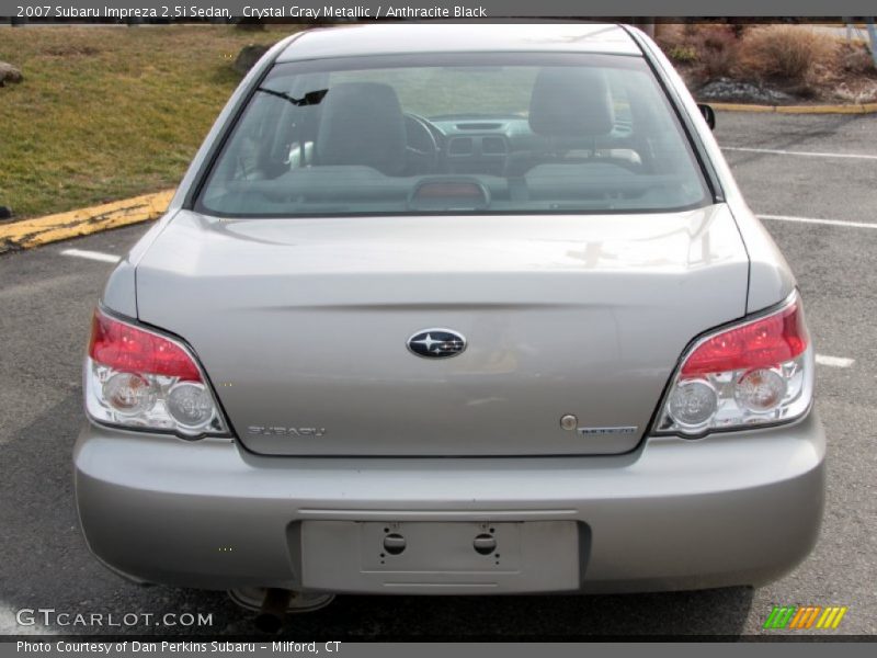 Crystal Gray Metallic / Anthracite Black 2007 Subaru Impreza 2.5i Sedan