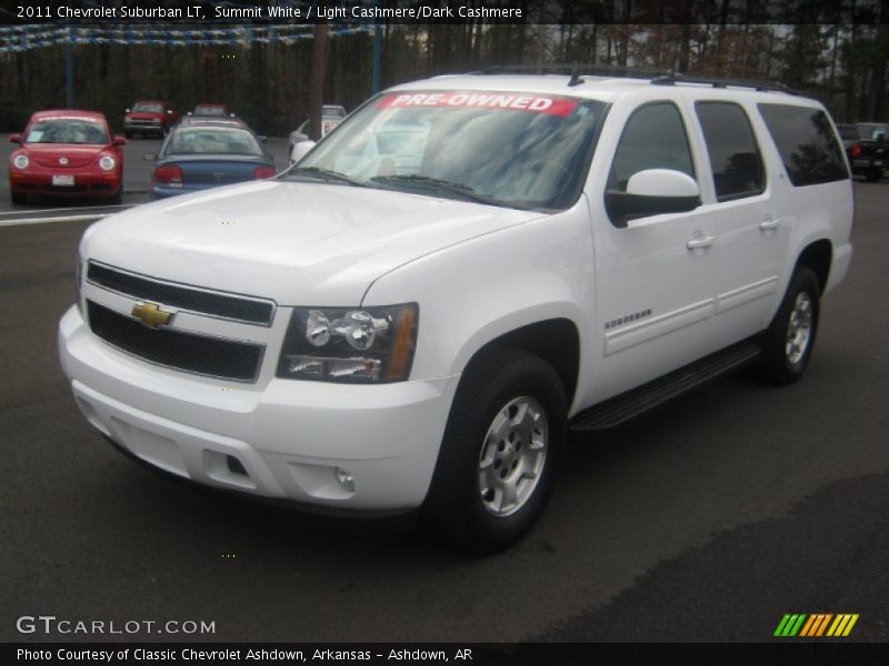 Summit White / Light Cashmere/Dark Cashmere 2011 Chevrolet Suburban LT