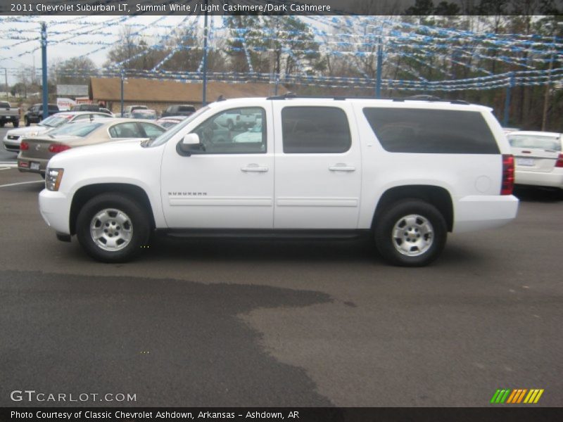 Summit White / Light Cashmere/Dark Cashmere 2011 Chevrolet Suburban LT