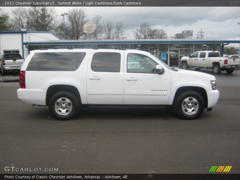 Summit White / Light Cashmere/Dark Cashmere 2011 Chevrolet Suburban LT