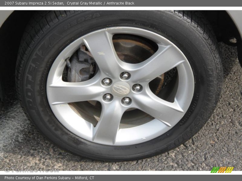 Crystal Gray Metallic / Anthracite Black 2007 Subaru Impreza 2.5i Sedan