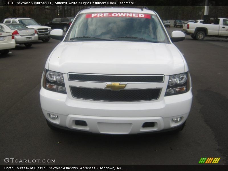 Summit White / Light Cashmere/Dark Cashmere 2011 Chevrolet Suburban LT