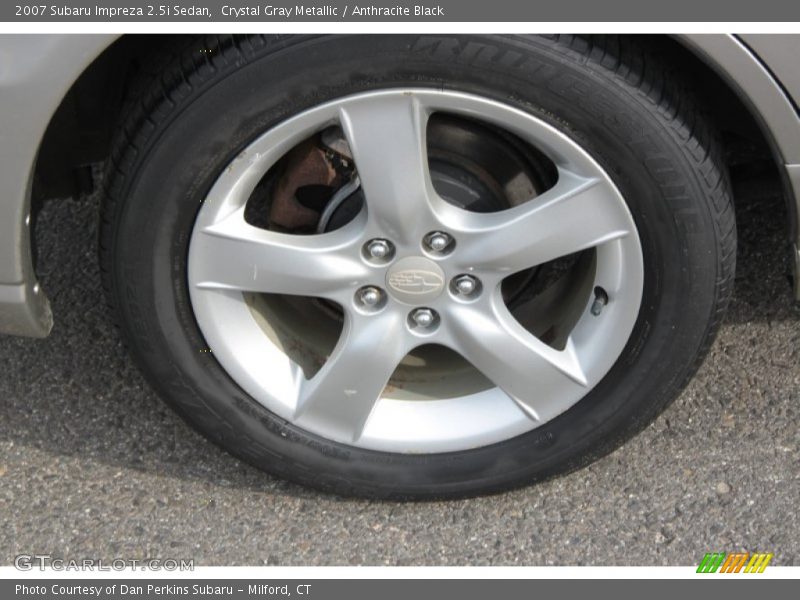 Crystal Gray Metallic / Anthracite Black 2007 Subaru Impreza 2.5i Sedan