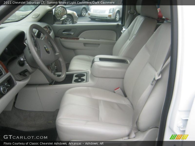 Summit White / Light Cashmere/Dark Cashmere 2011 Chevrolet Suburban LT
