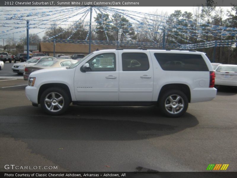 Summit White / Light Cashmere/Dark Cashmere 2012 Chevrolet Suburban LT