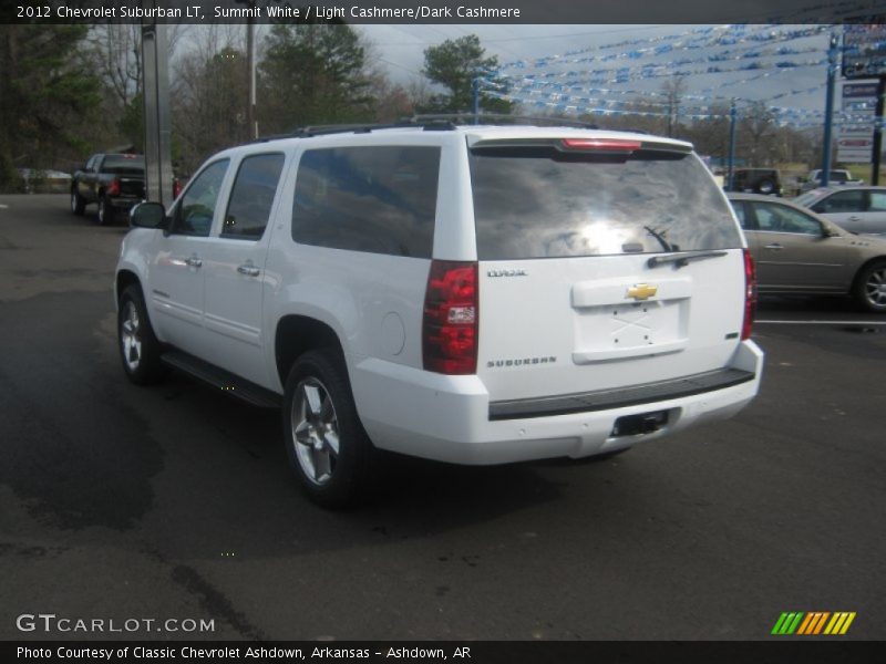 Summit White / Light Cashmere/Dark Cashmere 2012 Chevrolet Suburban LT