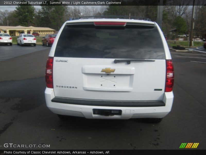 Summit White / Light Cashmere/Dark Cashmere 2012 Chevrolet Suburban LT