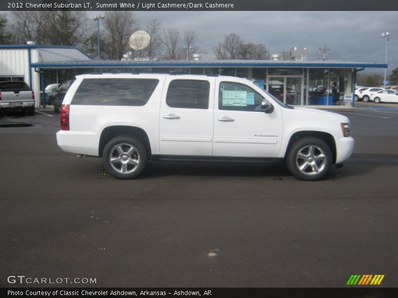 Summit White / Light Cashmere/Dark Cashmere 2012 Chevrolet Suburban LT