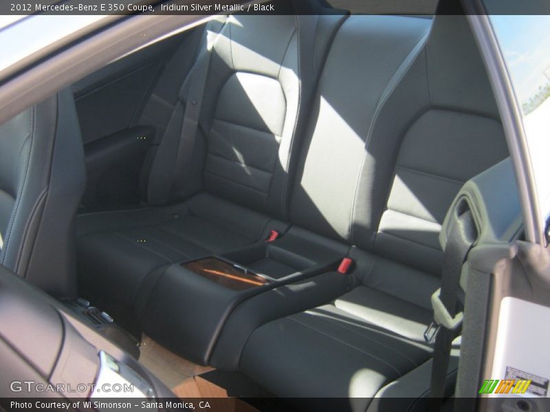 Iridium Silver Metallic / Black 2012 Mercedes-Benz E 350 Coupe