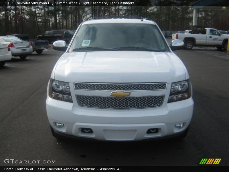 Summit White / Light Cashmere/Dark Cashmere 2012 Chevrolet Suburban LT
