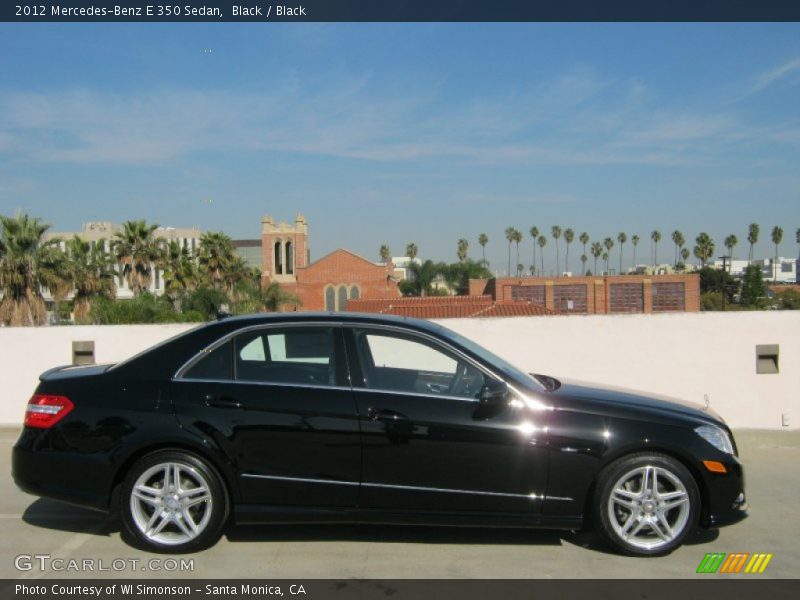 Black / Black 2012 Mercedes-Benz E 350 Sedan