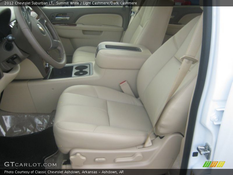 Summit White / Light Cashmere/Dark Cashmere 2012 Chevrolet Suburban LT