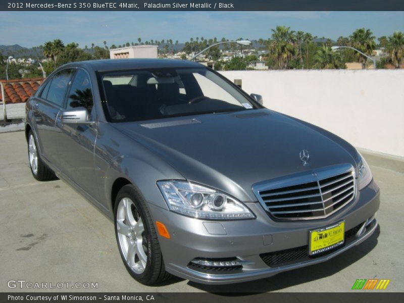 Paladium Silver Metallic / Black 2012 Mercedes-Benz S 350 BlueTEC 4Matic