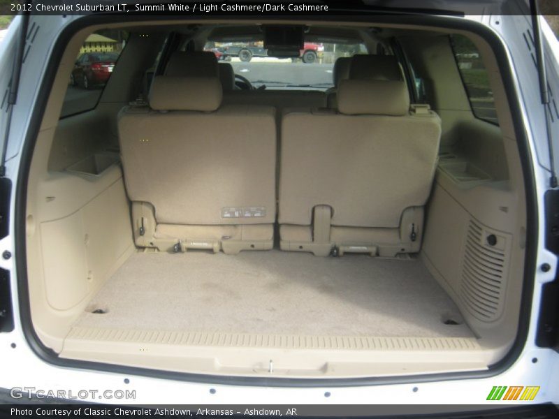 Summit White / Light Cashmere/Dark Cashmere 2012 Chevrolet Suburban LT