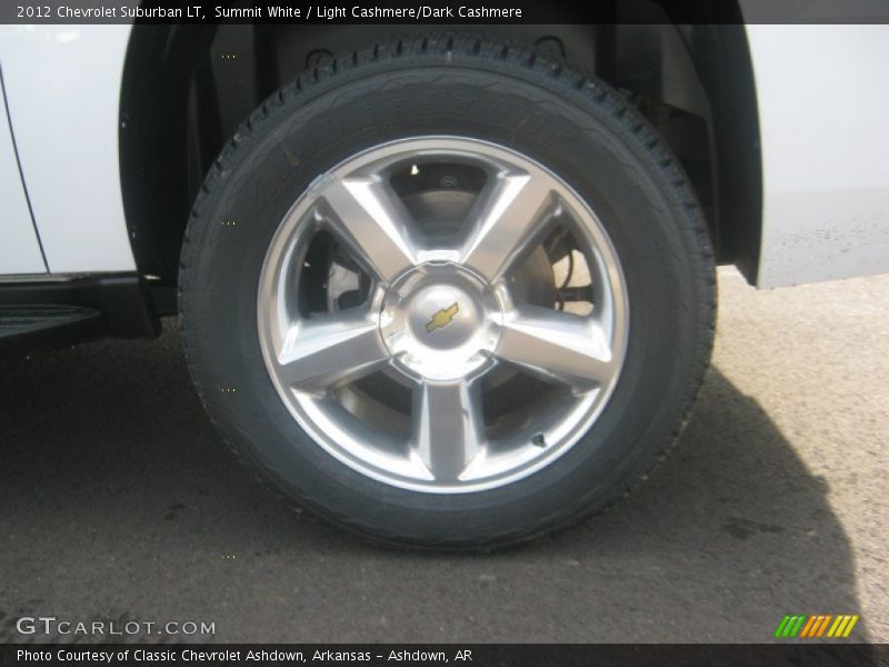 Summit White / Light Cashmere/Dark Cashmere 2012 Chevrolet Suburban LT