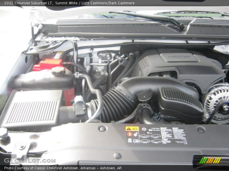 Summit White / Light Cashmere/Dark Cashmere 2012 Chevrolet Suburban LT