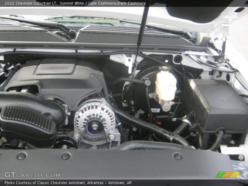 Summit White / Light Cashmere/Dark Cashmere 2012 Chevrolet Suburban LT